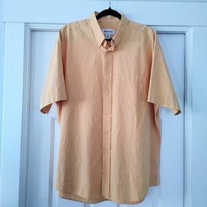 Men's Joseph & Feiss Muted Yellow Gold Casual Button Down Shirt